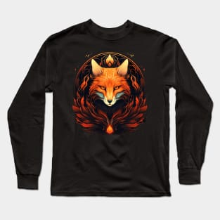 Fire Fox Spirit Long Sleeve T-Shirt